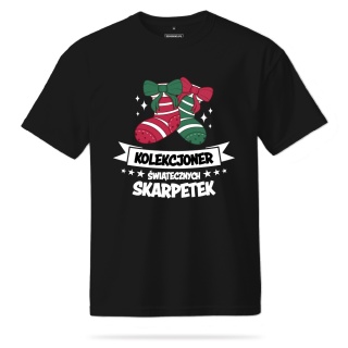 T-shirt Unisex "Kolekcjoner świątecznych skarpetek"