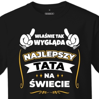 T-shirt Unisex "Najlepszy tata na świecie!"